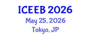 International Conference on Ecology and Environmental Biology (ICEEB) May 25, 2026 - Tokyo, Japan International Conference on Ecology and Environmental Biology (ICEEB) May 25, 2026 - Tokyo, Japan