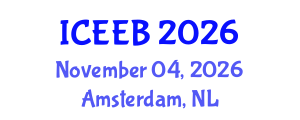 International Conference on Ecology and Environmental Biology (ICEEB) November 04, 2026 - Amsterdam, Netherlands