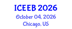 International Conference on Ecology and Environmental Biology (ICEEB) October 04, 2026 - Chicago, United States International Conference on Ecology and Environmental Biology (ICEEB) October 04, 2026 - Chicago, United States