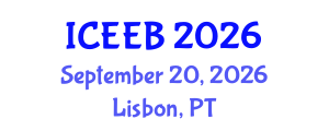 International Conference on Ecology and Environmental Biology (ICEEB) September 20, 2026 - Lisbon, Portugal International Conference on Ecology and Environmental Biology (ICEEB) September 20, 2026 - Lisbon, Portugal