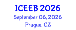 International Conference on Ecology and Environmental Biology (ICEEB) September 06, 2026 - Prague, Czechia International Conference on Ecology and Environmental Biology (ICEEB) September 06, 2026 - Prague, Czechia