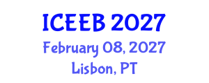 International Conference on Ecology and Environmental Biology (ICEEB) February 08, 2027 - Lisbon, Portugal International Conference on Ecology and Environmental Biology (ICEEB) February 08, 2027 - Lisbon, Portugal