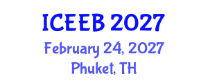 International Conference on Ecology and Environmental Biology (ICEEB) February 24, 2027 - Phuket, Thailand International Conference on Ecology and Environmental Biology (ICEEB) February 24, 2027 - Phuket, Thailand