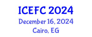 International Conference on Ecology and Forest Conservation (ICEFC) December 16, 2024 - Cairo, Egypt