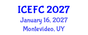 International Conference on Ecology and Forest Conservation (ICEFC) January 16, 2027 - Montevideo, Uruguay International Conference on Ecology and Forest Conservation (ICEFC) January 16, 2027 - Montevideo, Uruguay