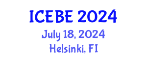 International Conference on Ecology, Biodiversity and Environment (ICEBE) July 18, 2024 - Helsinki, Finland