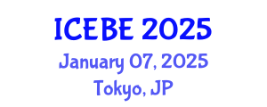 International Conference on Ecology, Biodiversity and Environment (ICEBE) January 07, 2025 - Tokyo, Japan