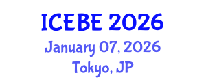 International Conference on Ecology, Biodiversity and Environment (ICEBE) January 07, 2026 - Tokyo, Japan