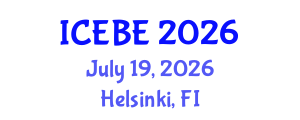 International Conference on Ecology, Biodiversity and Environment (ICEBE) July 19, 2026 - Helsinki, Finland