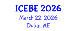 International Conference on Ecology, Biodiversity and Environment (ICEBE) March 22, 2026 - Dubai, United Arab Emirates