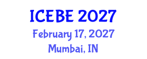 International Conference on Ecology, Biodiversity and Environment (ICEBE) February 17, 2027 - Mumbai, India International Conference on Ecology, Biodiversity and Environment (ICEBE) February 17, 2027 - Mumbai, India