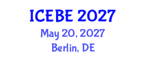 International Conference on Ecology, Biodiversity and Environment (ICEBE) May 20, 2027 - Berlin, Germany International Conference on Ecology, Biodiversity and Environment (ICEBE) May 20, 2027 - Berlin, Germany