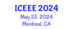 International Conference on Ecology, Environment, and Energy (ICEEE) May 23, 2024 - Montreal, Canada