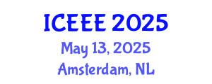 International Conference on Ecology, Environment, and Energy (ICEEE) May 13, 2025 - Amsterdam, Netherlands