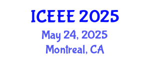 International Conference on Ecology, Environment, and Energy (ICEEE) May 24, 2025 - Montreal, Canada