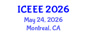 International Conference on Ecology, Environment, and Energy (ICEEE) May 24, 2026 - Montreal, Canada