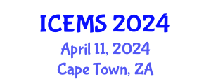 International Conference on Econometrics and Management Sciences (ICEMS) April 11, 2024 - Cape Town, South Africa