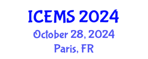 International Conference on Econometrics and Management Sciences (ICEMS) October 28, 2024 - Paris, France