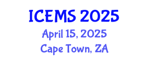 International Conference on Econometrics and Management Sciences (ICEMS) April 15, 2025 - Cape Town, South Africa