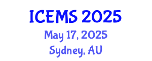 International Conference on Econometrics and Management Sciences (ICEMS) May 17, 2025 - Sydney, Australia