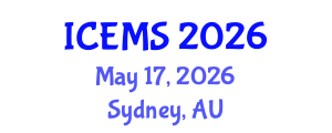 International Conference on Econometrics and Management Sciences (ICEMS) May 17, 2026 - Sydney, Australia