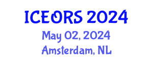 International Conference on Econometrics, Operations Research and Statistics (ICEORS) May 02, 2024 - Amsterdam, Netherlands