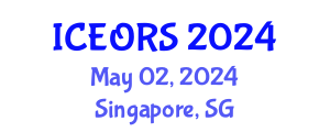 International Conference on Econometrics, Operations Research and Statistics (ICEORS) May 03, 2024 - Singapore, Singapore