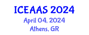International Conference on Economic and Administrative Sciences (ICEAAS) April 04, 2024 - Athens, Greece
