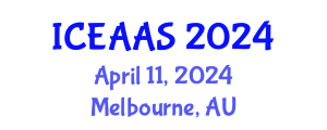International Conference on Economic and Administrative Sciences (ICEAAS) April 11, 2024 - Melbourne, Australia