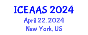 International Conference on Economic and Administrative Sciences (ICEAAS) April 22, 2024 - New York, United States
