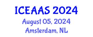 International Conference on Economic and Administrative Sciences (ICEAAS) August 05, 2024 - Amsterdam, Netherlands
