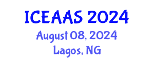 International Conference on Economic and Administrative Sciences (ICEAAS) August 08, 2024 - Lagos, Nigeria