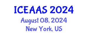 International Conference on Economic and Administrative Sciences (ICEAAS) August 08, 2024 - New York, United States