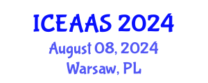International Conference on Economic and Administrative Sciences (ICEAAS) August 08, 2024 - Warsaw, Poland