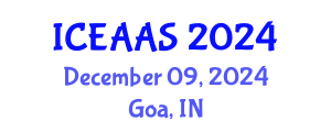 International Conference on Economic and Administrative Sciences (ICEAAS) December 09, 2024 - Goa, India
