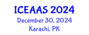 International Conference on Economic and Administrative Sciences (ICEAAS) December 30, 2024 - Karachi, Pakistan