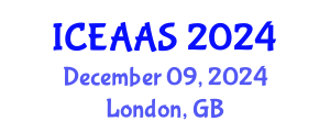 International Conference on Economic and Administrative Sciences (ICEAAS) December 09, 2024 - London, United Kingdom