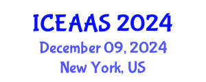 International Conference on Economic and Administrative Sciences (ICEAAS) December 09, 2024 - New York, United States