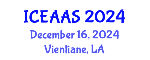 International Conference on Economic and Administrative Sciences (ICEAAS) December 16, 2024 - Vientiane, Laos