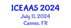 International Conference on Economic and Administrative Sciences (ICEAAS) July 11, 2024 - Cannes, France
