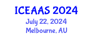 International Conference on Economic and Administrative Sciences (ICEAAS) July 22, 2024 - Melbourne, Australia