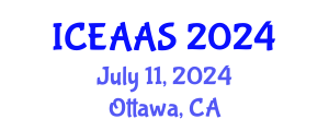 International Conference on Economic and Administrative Sciences (ICEAAS) July 11, 2024 - Ottawa, Canada