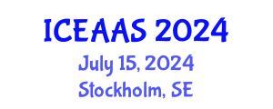 International Conference on Economic and Administrative Sciences (ICEAAS) July 15, 2024 - Stockholm, Sweden