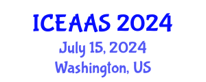 International Conference on Economic and Administrative Sciences (ICEAAS) July 15, 2024 - Washington, United States