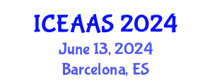 International Conference on Economic and Administrative Sciences (ICEAAS) June 13, 2024 - Barcelona, Spain