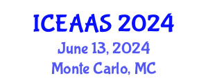 International Conference on Economic and Administrative Sciences (ICEAAS) June 13, 2024 - Monte Carlo, Monaco