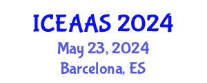 International Conference on Economic and Administrative Sciences (ICEAAS) May 23, 2024 - Barcelona, Spain