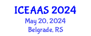 International Conference on Economic and Administrative Sciences (ICEAAS) May 20, 2024 - Belgrade, Serbia