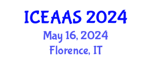 International Conference on Economic and Administrative Sciences (ICEAAS) May 16, 2024 - Florence, Italy
