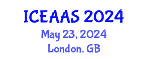 International Conference on Economic and Administrative Sciences (ICEAAS) May 23, 2024 - London, United Kingdom